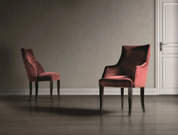 SUNSET - Upholstered fabric chair with armrests by Costantini Pietro - view 3